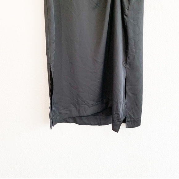 NWT Hatch The Lauren Black Side Slit Dress 3 - Picture 5 of 13